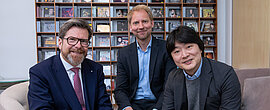 Kazuki Yamada contract signing © DSO / Gary Manhine